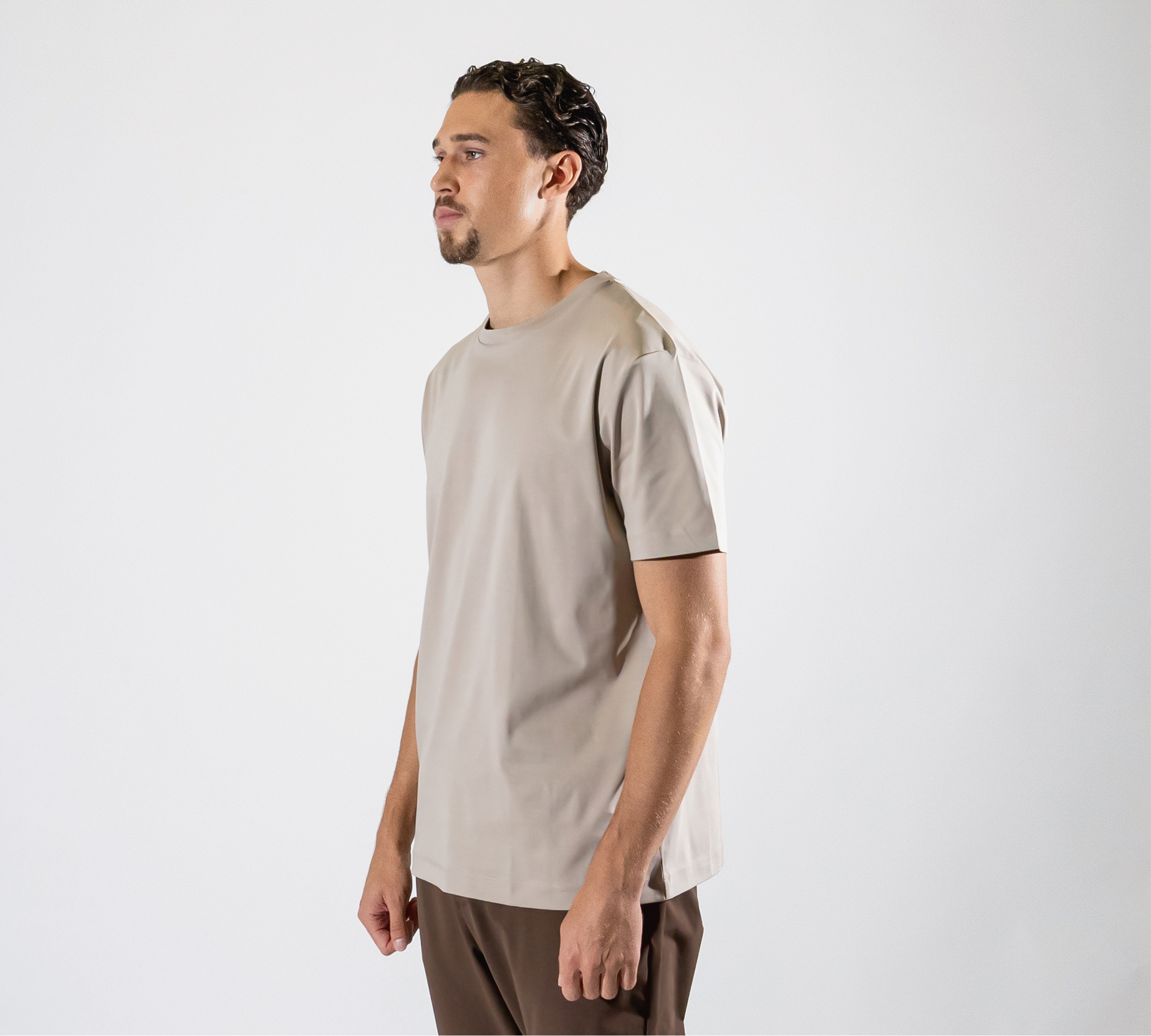 T SHIRT - TAUPE