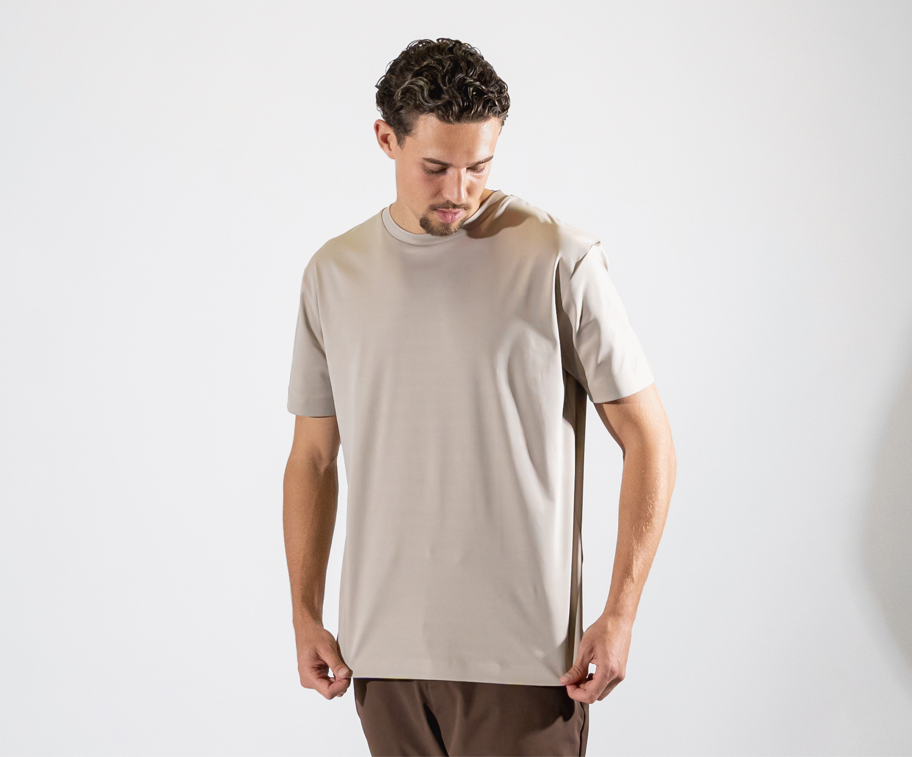 T SHIRT - TAUPE