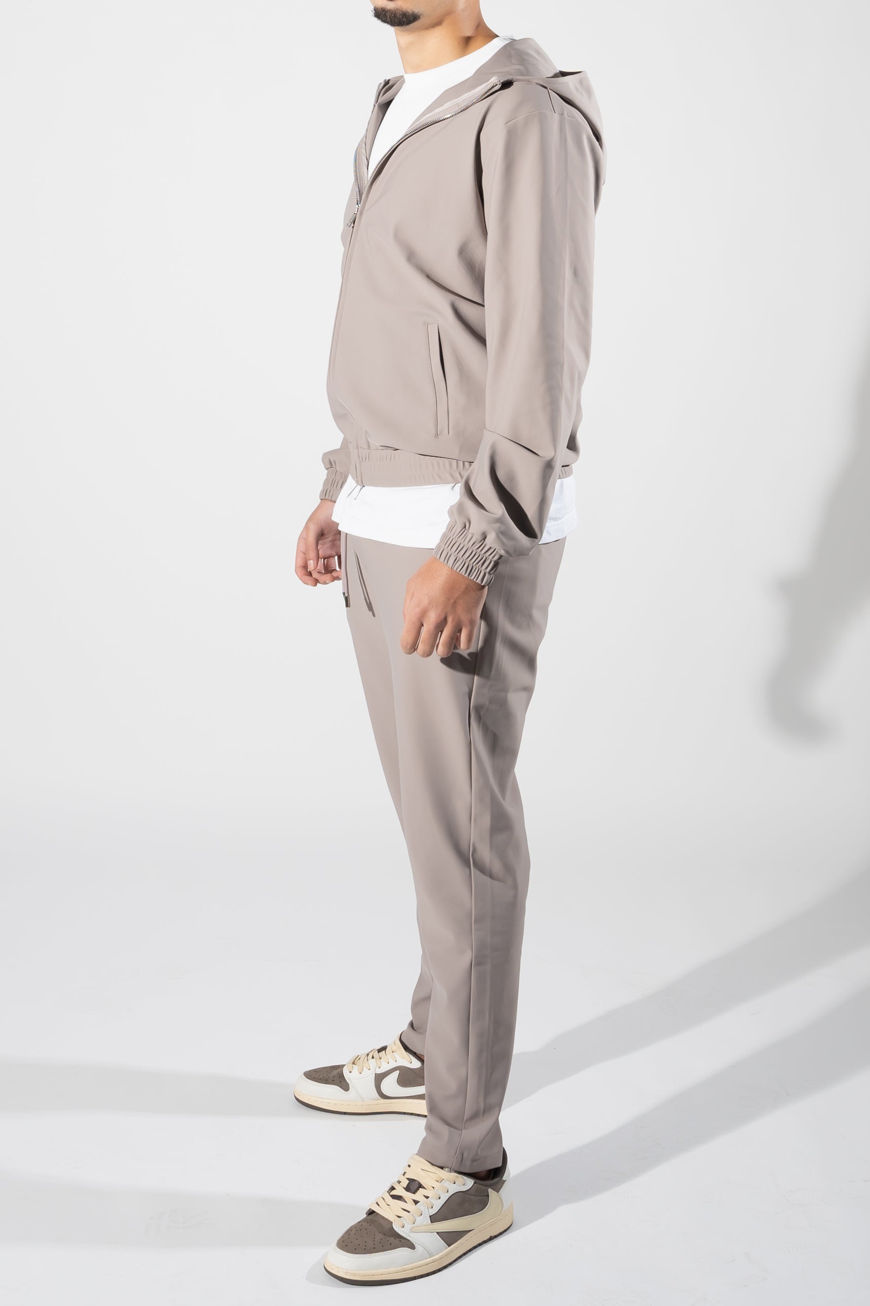 Hooded Tracksuit - Light Caffè